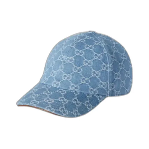 Horsebit Gg Denim Baseball Cap