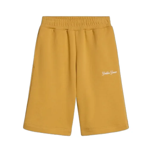 Embroidered-Logo Shorts