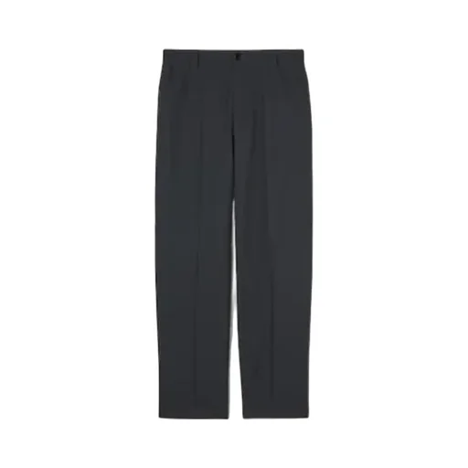 Twill Straight-Leg Trousers