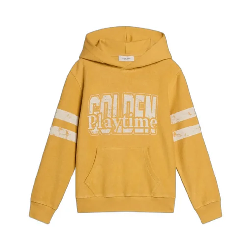Logo-Print Sleeve-Stripe Hoodie