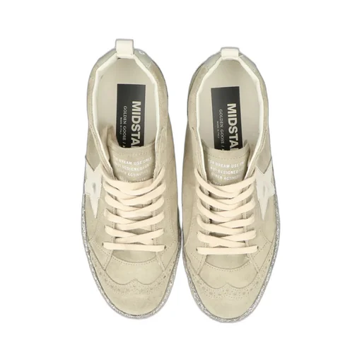 Mid Star Glittered Sneakers