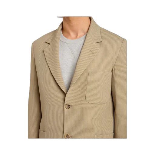Golden Goose Deluxe Brand Single Breasted Striped Blazer