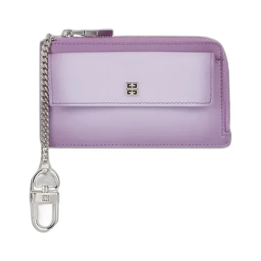 Logo Zipper Card Bag