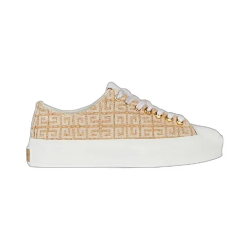 City Sport Sneakers In 4G Raffia