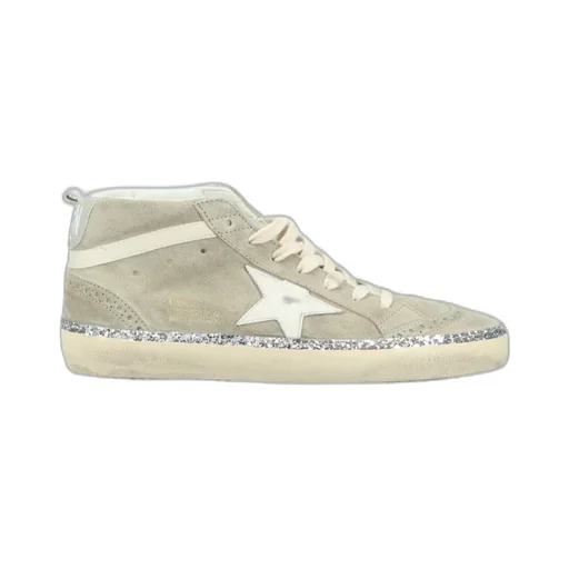 Mid Star Glittered Sneakers
