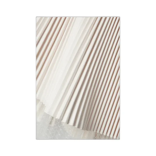 Pleated Shorts With Lotus Leaf Edges