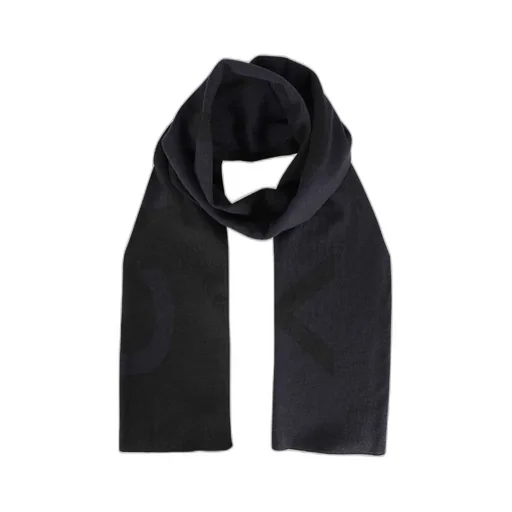 Logo-Print Wool Scarf