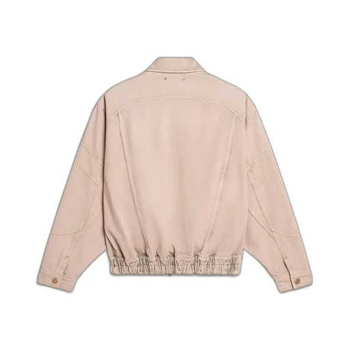 Elasticated Waist Bomber Jacket