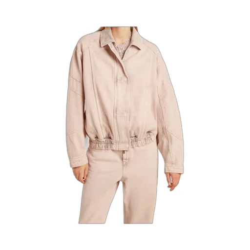 Elasticated Waist Bomber Jacket