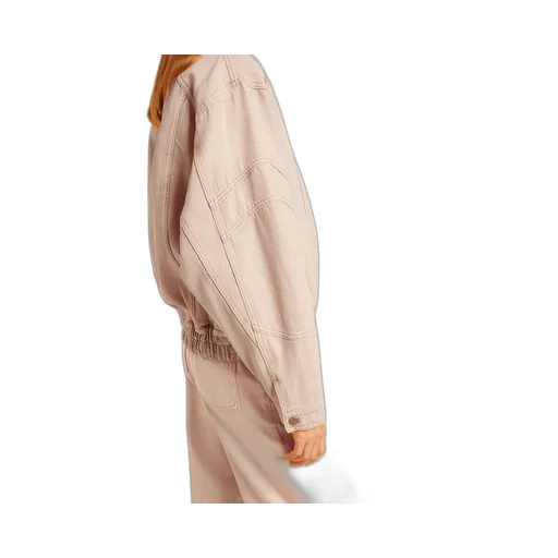 Elasticated Waist Bomber Jacket