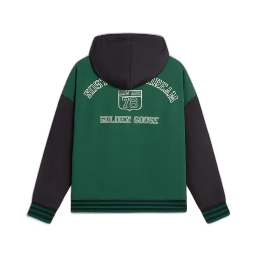 Golden Goose Deluxe Brand Reversible Zip-Up Drawstring Hoodie