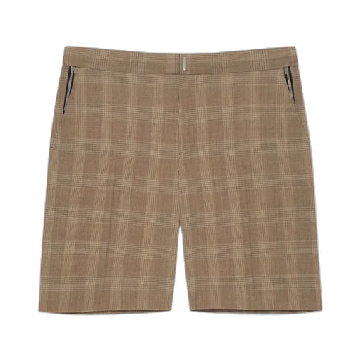 Prince Of Wales Pattern Bermuda Shorts