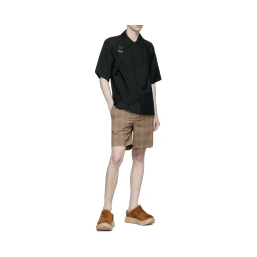 Prince Of Wales Pattern Bermuda Shorts