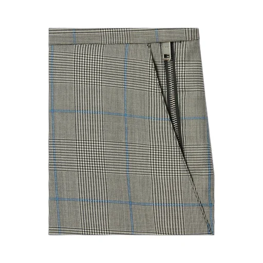 Bermuda In Wool With Prince Of Wales Pattern