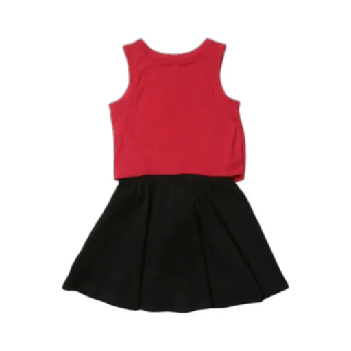 Logo Print Sleeveless Dress