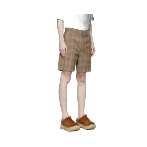 Prince Of Wales Pattern Bermuda Shorts