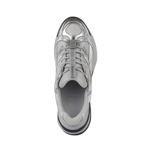 Giv 1 Tr Sneakers In Mesh And Metallized Leather
