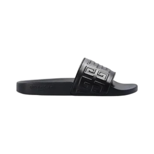 4G Logo Embossed Slip-On Sandals