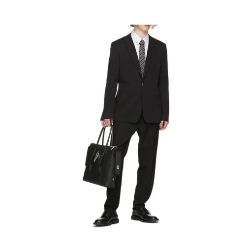 Belted Straight-Leg Trousers