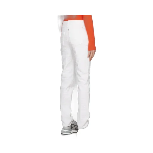Logo Plaque Straight Leg Trousers