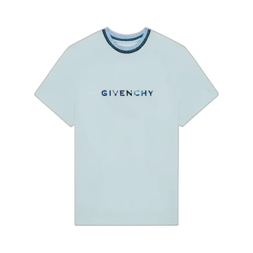 T-Shirt In Jersey With Givenchy Tufted Pattern