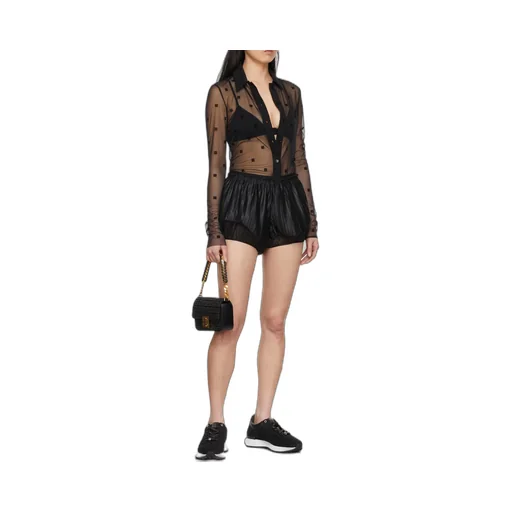 Shirt In Tulle With 4G Pattern