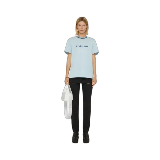 T-Shirt In Jersey With Givenchy Tufted Pattern