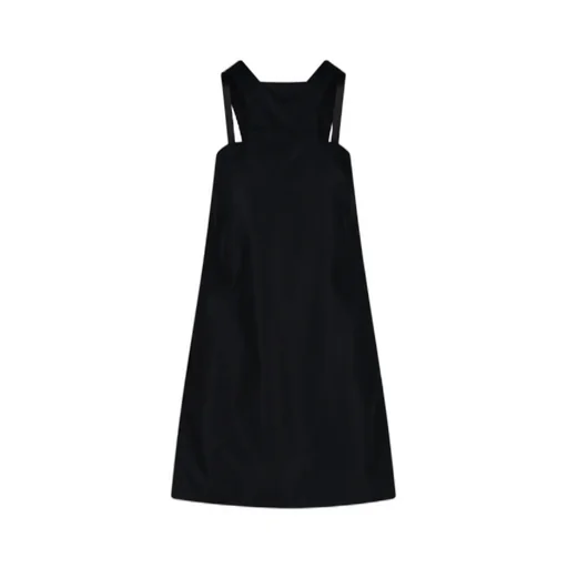 Strap-Detail Cut-Out Sleeveless Shift Dress