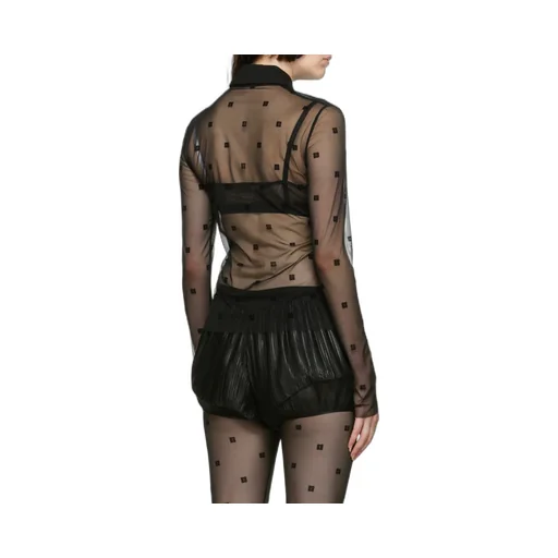 Shirt In Tulle With 4G Pattern