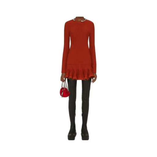 Sweater In Ribbed Viscose Knit