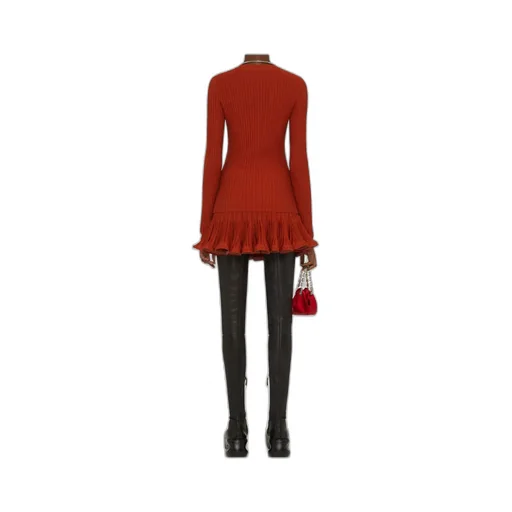 Sweater In Ribbed Viscose Knit