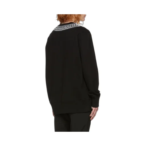 Embossed Chain Print Sweatshirt