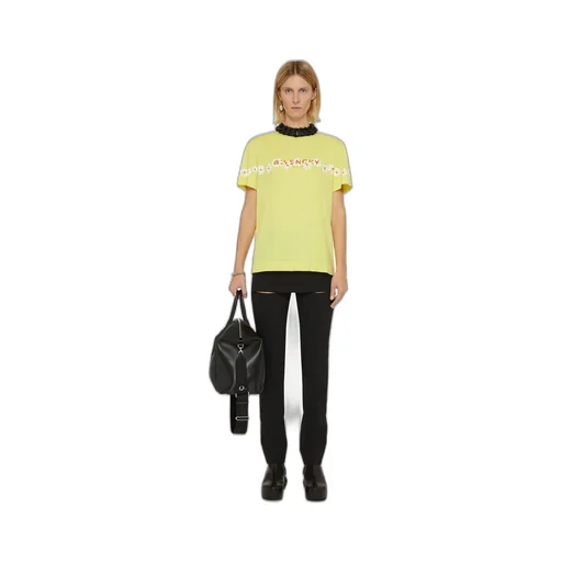 T-Shirt With Stencil Effect Givenchy Reverse Print