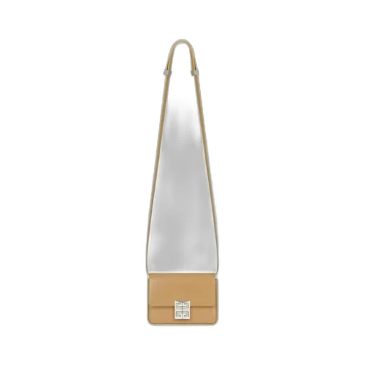 Logo-Buckle Leather Crossbody Bag