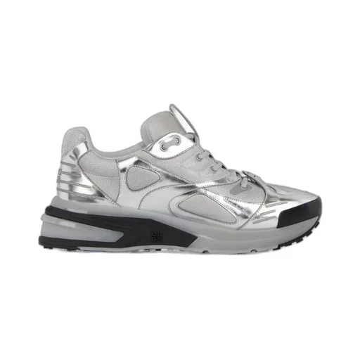 Giv 1 Tr Sneakers In Mesh And Metallized Leather