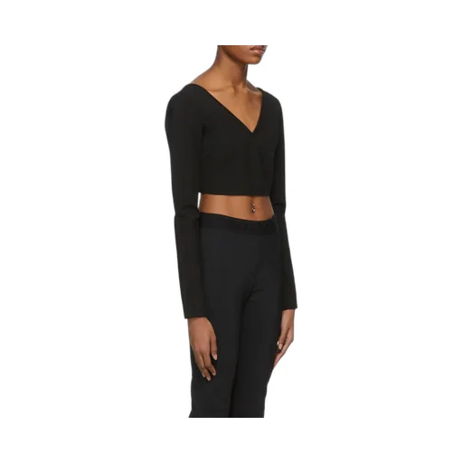 V-Neck Long-Sleeve Top