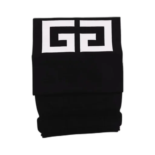 Logo-Detail Wool Scarf