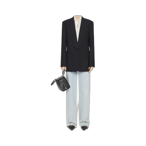 Shawl Lapel Single-Breasted Jacket