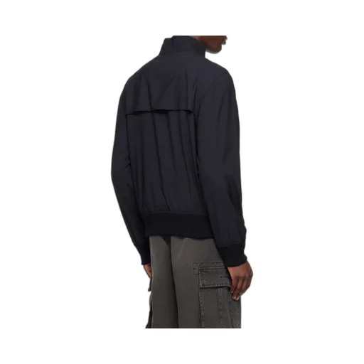 Stand Up Collar Zipped Jacket