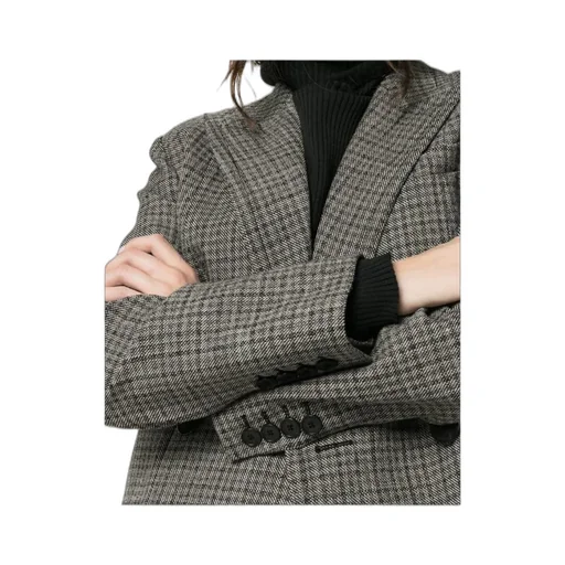 Plaid Wool Suit Jacket
