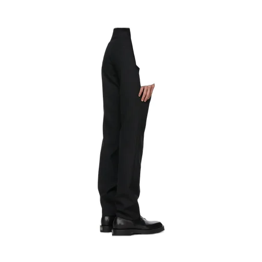 Chain Link Straight Leg Trousers