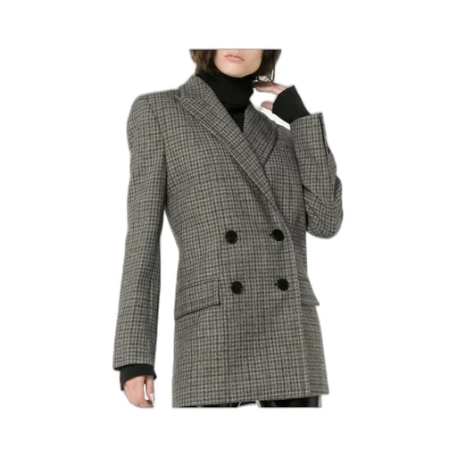 Plaid Wool Suit Jacket