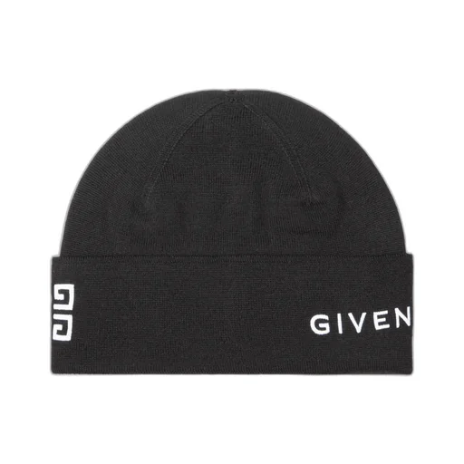 4G-Embroidered Beanie Hat