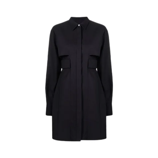 Cut-Out Shirt Dress