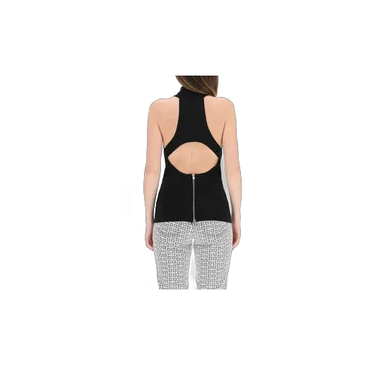 Open Back Cut-Out Sleeveless Top