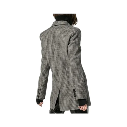 Plaid Wool Suit Jacket