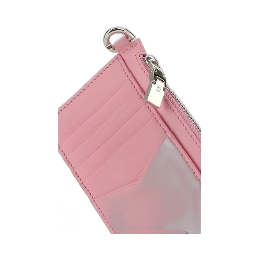Logo Plaque Leather Wallet