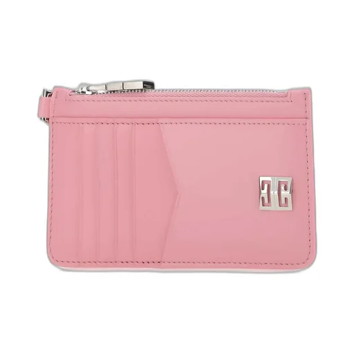 Logo Plaque Leather Wallet