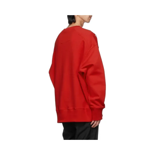 Eyelet Detail Oversized Sweatshirt