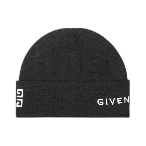 4G-Embroidered Beanie Hat
